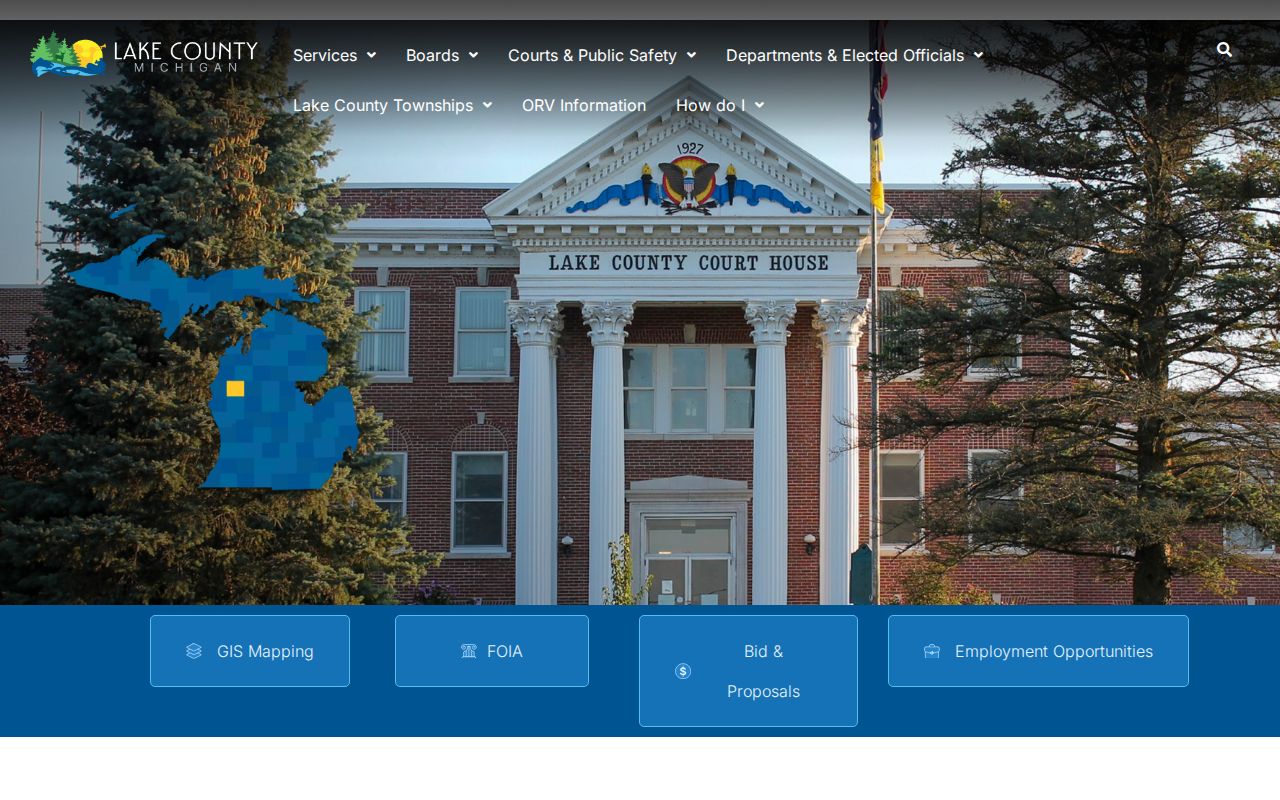 Lake County official booking-record source navigation